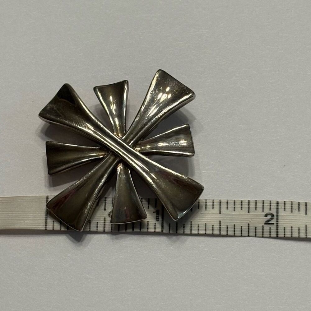 Vintage Robert Lee Morris RLM Pin Brooch Sterling Silver Signed - Picture 6 of 6